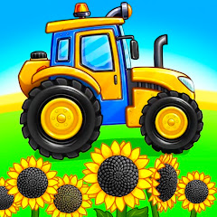 Tractor, car: kids farm games Mod